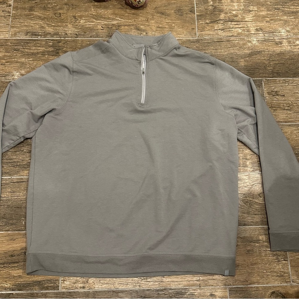 Tasc Men's Classic Gray 1/4 Zip-Up Performance Long Sleeve Shirt